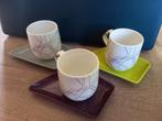 Salt&Pepper espresso tasjes+onderbordjes, Huis en Inrichting, Ophalen of Verzenden, Nieuw
