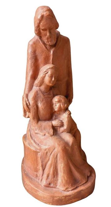 Van Eeckhout terra-cotta sculptuur., Enlèvement
