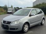 VW POLO 2007 1.4BENZINE 100DKM! GEKEURD&GARANTIE, Voorwielaandrijving, Stof, Zwart, Bedrijf
