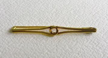 Broche à épingle en or 14 carats., Bijoux, Sacs & Beauté, Enlèvement ou Envoi, Or, Broche