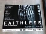 Poster Faithless in AB Ancienne Belgique Brussel, Comme neuf, Enlèvement ou Envoi