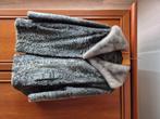 Mooie korte bontjas, als nieuw, Kleding | Dames, Jassen | Winter, Maat 42/44 (L), Zo goed als nieuw, Grijs, Ophalen