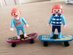 playmobil 2 poppetjes met skatebord, Enfants & Bébés, Jouets | Playmobil, Comme neuf, Ensemble complet, Enlèvement ou Envoi