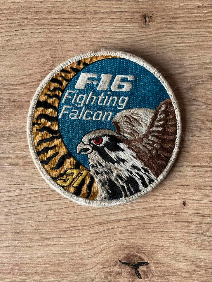 Patch 31SQN F-16, Verzamelen, Militaria | Algemeen, Luchtmacht, Embleem of Badge, Ophalen of Verzenden