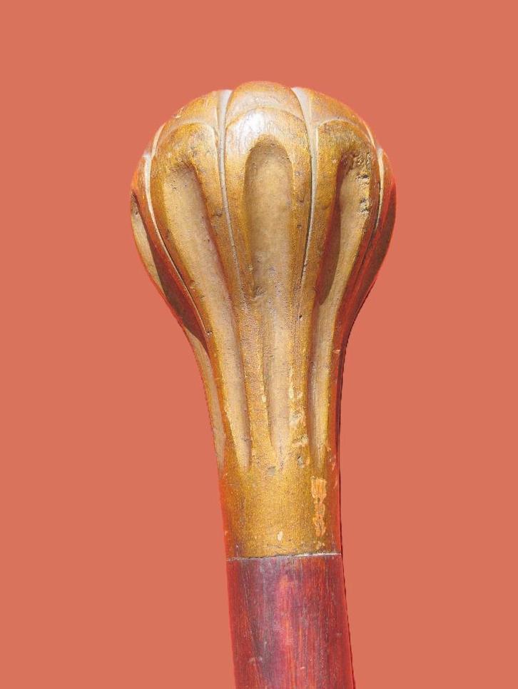 Verzamelitem antiqiteit stok tamboermajoor, Antiek en Kunst, Curiosa en Brocante, Ophalen