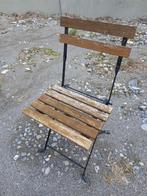 24 chaises bistro pliables, Ophalen, Gebruikt, Hout