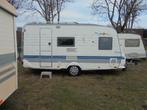 mooie Hobby 460,frans bed,wc,douche,service luik,fietsrek+t, Caravans en Kamperen, Overige typen, Hobby, Bedrijf, 4 tot 5 meter