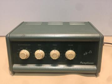 Pamphonic 1003 lampenversterker van 1955 in spelende staat . beschikbaar voor biedingen
