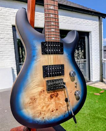 PRS SE Custom 24/08 Limited Ed. Poplar Burl Lake Blue, Musique & Instruments, Enlèvement ou Envoi, Neuf, Solid body, Paul Reed Smith