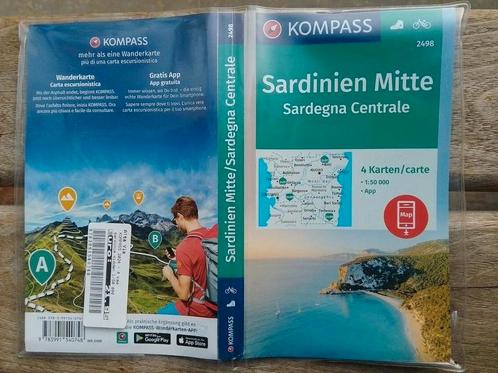 Wandel fietskaarten Kompass Sardinië, Boeken, Atlassen en Landkaarten, Zo goed als nieuw, Ophalen of Verzenden