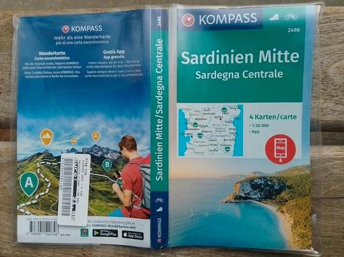 Wandel fietskaarten Kompass Sardinië, Livres, Atlas & Cartes géographiques, Comme neuf, Enlèvement ou Envoi