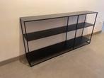 Zwarte metalen rek/wandek, Huis en Inrichting, Ophalen