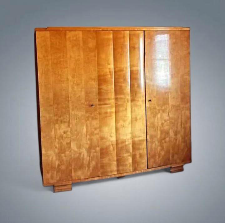 Highboard Art Deco kledingkast van Coene, België, jaren 30, Huis en Inrichting, Woonaccessoires | Overige, Zo goed als nieuw, Ophalen