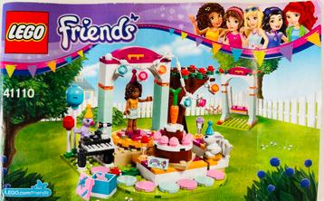 Fête d'anniversaire Lego Friends 41110, Enlèvement ou Envoi, Comme neuf, Ensemble complet, Lego