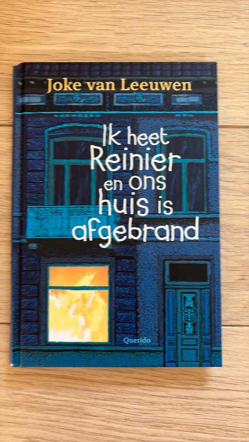 Joke van Leeuwen - Ik heet Reinier en ons huis is afgebrand, Boeken, Kinderboeken | Jeugd | 10 tot 12 jaar, Zo goed als nieuw