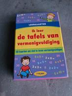 Leerkaarten de tafels, Kinderen en Baby's, Speelgoed | Educatief en Creatief, Ophalen of Verzenden, Nieuw