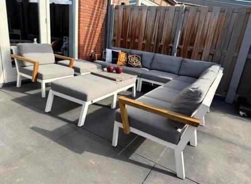 Prachtige Byron Loungeset, Tuin en Terras, Tuinsets en Loungesets, Zo goed als nieuw, Loungeset, Aluminium, Meer dan 8 zitplaatsen