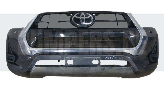 Bumper Toyota Hilux 8 VIII FACELIFT IX 9 20- 521190KP70 Voor, Auto-onderdelen, Carrosserie, Bumper, Voor, Gebruikt, 6 maanden garantie
