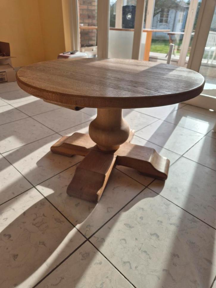 Table basse ronde en bois massif, Maison & Meubles, Tables | Tables de salon, Enlèvement