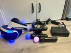 Lunettes Playstation VR PS4 PSVR - V2 (2 manettes caméra V2), Sony PlayStation, Lunettes VR, Utilisé, Enlèvement ou Envoi