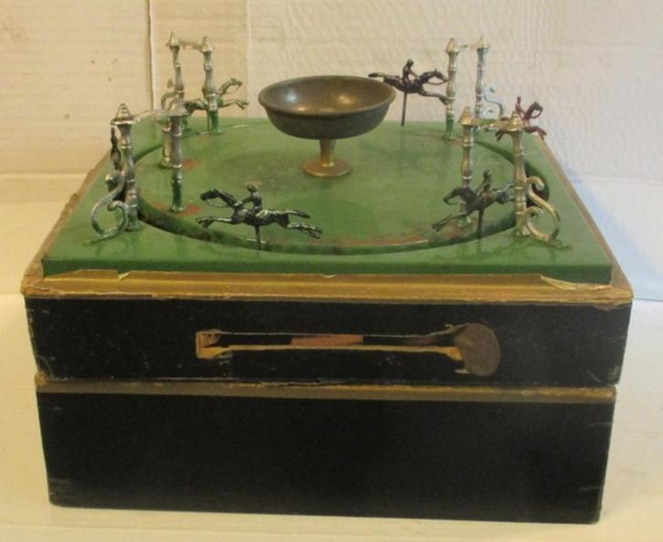 jeu de course français ancien avec chevaux jeu de comptoir, Antiquités & Art, Antiquités | Jouets, Envoi