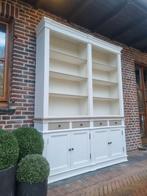 Massief houten boekenkast/bibliotheekkast GRATIS LEVERING, Huis en Inrichting, Ophalen of Verzenden, Zo goed als nieuw