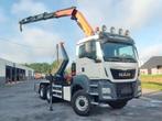 MAN TGS 33.480 6x6 Euro6 Container + Palfinger PK22002, Auto's, Euro 6, MAN, Wit, Bedrijf