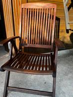 Teak ligstoel/tuinstoel, Tuin en Terras, Ophalen, Zo goed als nieuw