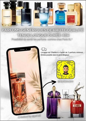 Sorte de parfum disponible aux enchères