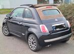 Fiat 500 cabrio 12ess an2014 cuir rouge 170mkm clima 4900€, Auto's, Fiat, Euro 5, Cabriolet, Leder, Particulier