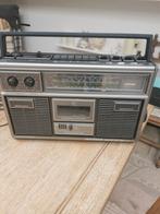 Vintage draagbare radio cassettespeler  Telefunken, Ophalen of Verzenden, Gebruikt, Radio