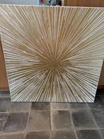 Modern wandpaneel – Maisons du Monde – goud/wit, Antiek en Kunst, Ophalen
