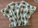 AO76 maat 140: prachtige blouse pauwenveren, Meisje, AO76 American Outfitters, Overhemd of Blouse, Nieuw