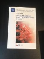 Dictionnaire de droit administratif Larcier, Boeken, Ophalen, Zo goed als nieuw