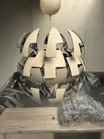 Hanglamp 35cm wit/zilver, Enlèvement, Comme neuf, Synthétique