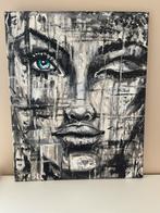 Abstract zwart wit schilderij Mk Art, Ophalen of Verzenden