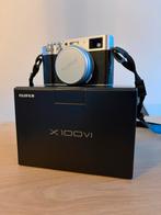 Fujifilm X100VI (zilver) – bijna 5 jaar garantie + extras, Enlèvement, Comme neuf, Compact