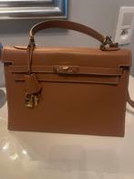 - Sac Kelly sac a main, Ophalen of Verzenden, Zo goed als nieuw, Beige