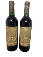 2 bout Chateau Pichon Longueville baron 1987, Enlèvement ou Envoi, Pleine, Comme neuf, Vin rouge