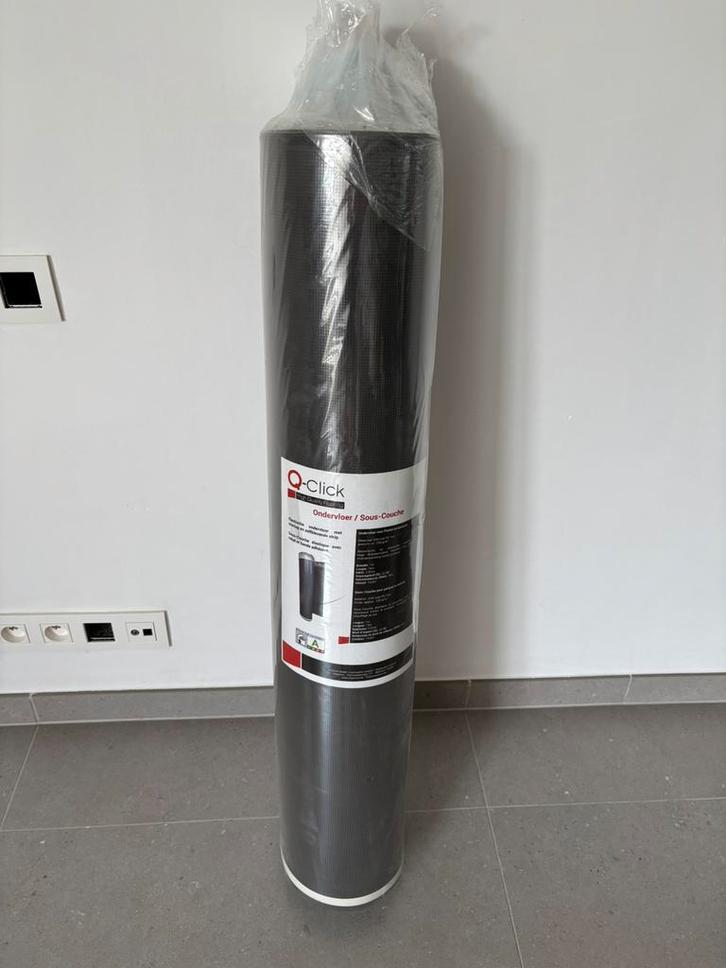 Ondervloer Q-Click - zie details omschrijving, Doe-het-zelf en Bouw, Vloerdelen en Plavuizen, Nieuw, 150 cm of meer, 30 cm of meer