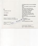 overleden baby peerke evers, Verzamelen, Bidprentjes en Rouwkaarten, Verzenden, Bidprentje