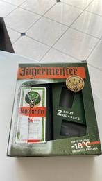 Jagermeister geschenkset nieuw met 2 shotglazen, Ophalen, Zo goed als nieuw