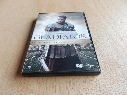 nr.1821 - Dvd: gladiator 10th anniversary edition - actie, CD & DVD, DVD | Action, Comme neuf, Action, À partir de 16 ans, Enlèvement ou Envoi