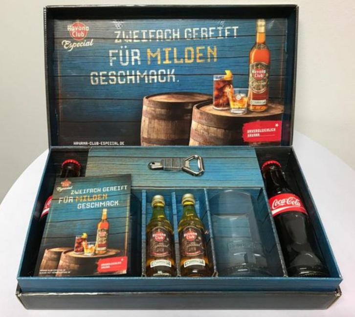 Havana Club Rum Especial giftbox, Verzamelen, Wijnen, Nieuw, Overige typen, Zuid-Amerika, Vol, Ophalen of Verzenden