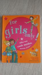 Boek for girls only, Ophalen of Verzenden, Gelezen
