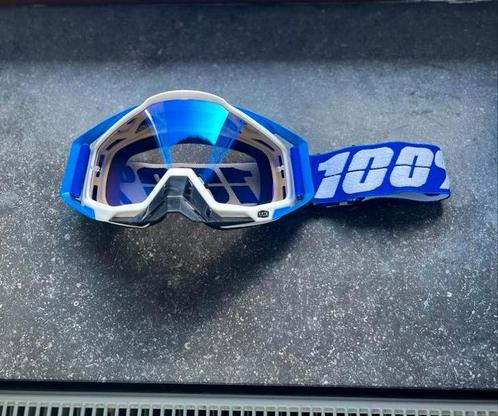 Lunette masque 100% casque moto cross vélo vtt enduro bleu, Motos, Vêtements | Casques de moto, L