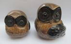 2 beeldjes uilen, Verzamelen, Beelden en Beeldjes, Ophalen of Verzenden, Zo goed als nieuw, Dier