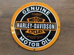 Harley Davidson emaille reclamebord, Verzamelen, Ophalen of Verzenden, Zo goed als nieuw, Reclamebord