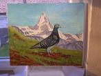 Peinture d'un pigeon primé, Enlèvement