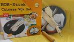 Wok chinois + accessoires, Huis en Inrichting, Keuken | Potten en Pannen, Ophalen, Nieuw, Wok
